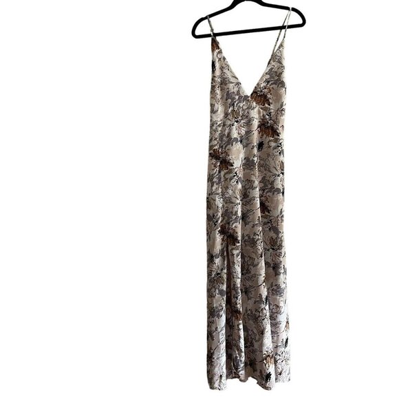 Lulus Women XL More Than Charming Blush Floral Print Lace-Up Maxi Dress NWT - Picture 4 of 15